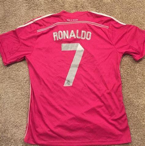 Christiano Ronaldo Real Madrid Pink Jersey | Soccer Apparel | SidelineSwap