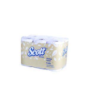 Scott Kitchen Roll Towel 9 21271 6Roll X 60s Axton