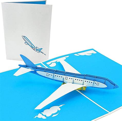 Poplife Cards Avion Jet F Te Des P Res Popup Carte Pour Toutes Les