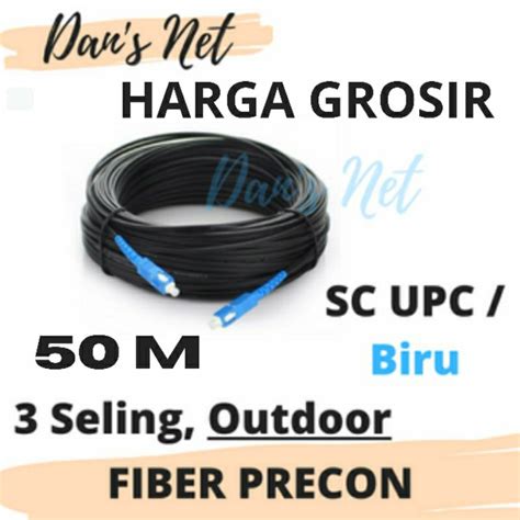 Jual Fiber Optic Precon M Core Sc Upc Wire Seling Meter