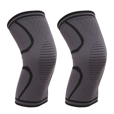 Pcs Basketball Elastic Knee Brace Compression Sleeve Unisex Gym