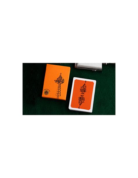 Baraja De Cartas Ace Fulton S Year Anniversary Sunset Orange