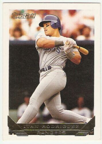 1993 Topps Gold SP 360 Ivan Rodriguez Texas Rangers HOF EBay