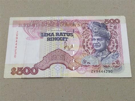 Rm500 Jaffar Hussein Siri 6 Series Banknote Duit Lama Malaysia Hobbies