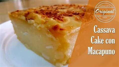 Cassava Cake Recipe With Macapuno Panlasang Pinoy Dandk Organizer