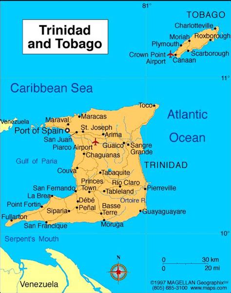 Trinidad Map Trinidad And Tobago Atlas Maps And Online Resources Trinidad