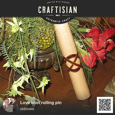 Love Knot Rolling Pin Woodworking Project By Oldrivers Craftisian