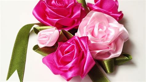 Make A Simple Ribbon Rose Diy Crafts Guidecentral Youtube