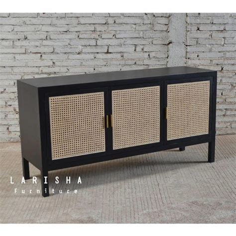 Jual Bufet Tv Minimalis Modern Meja Sideboard Kayu Jati Rotan Rak Tv