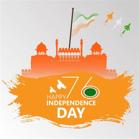 Premium Vector Indian Independence Day Wishing Post Vector File