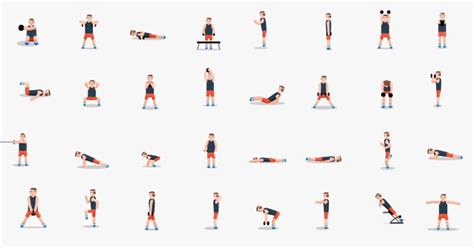 48 Awesome Exercises in a Single Animated Gif » TwistedSifter