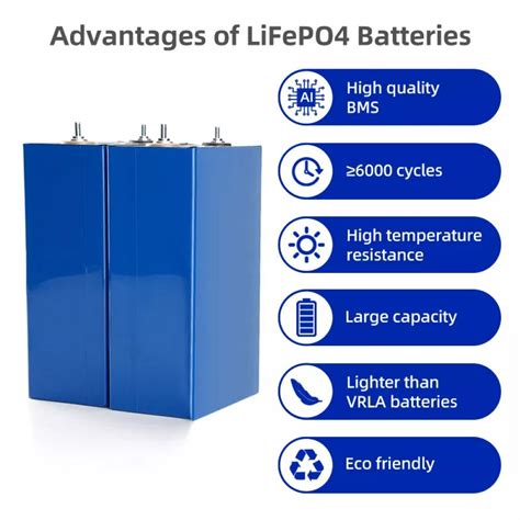 3 2V EVE 304Ah Lifepo4 Battery Lithium Ion Prismatic Cell 6000 Times