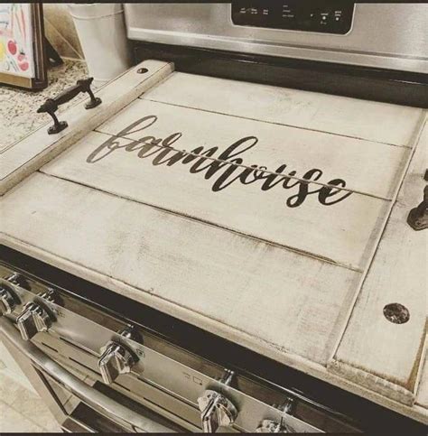 Make A Farmhouse Noodle Board Stove Cover Artofit