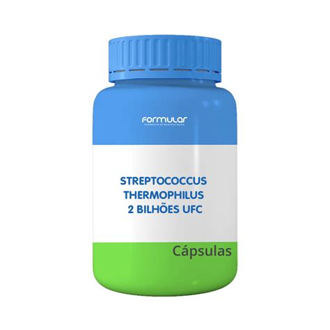 Streptococcus Thermophilus 2 Bilhões Ufc 30 Cápsulas Formular