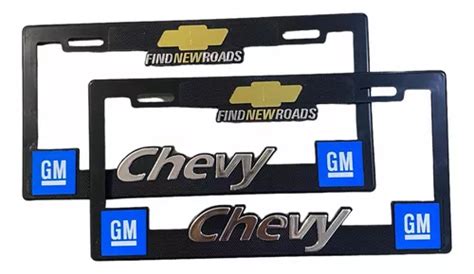 Par Marco Porta Placa Chevy Para Auto Y Camioneta MercadoLibre