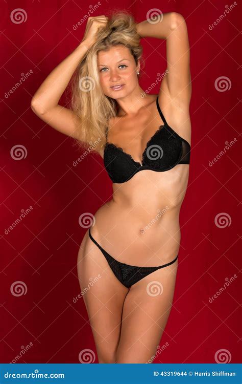 Black Lingerie Stock Photo Image Of Beautiful Undergarments