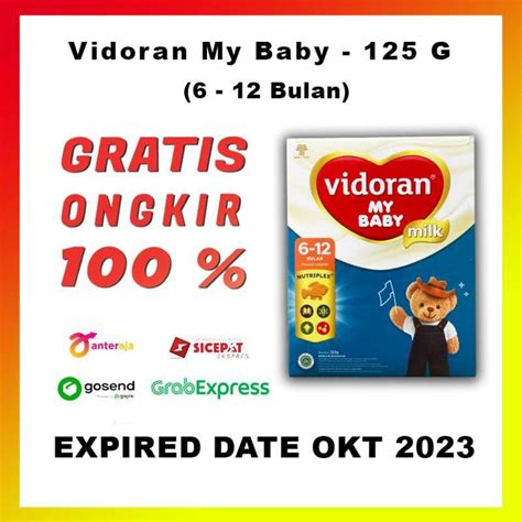 Jual Vidoran My Baby Nutriplex Susu Formula Bayi Bulan Gram