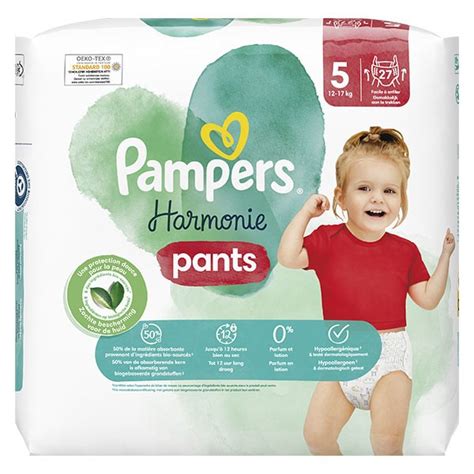 Pampers Harmonie Pants Taille 5 27 Couches Culottes 12kg 17kg