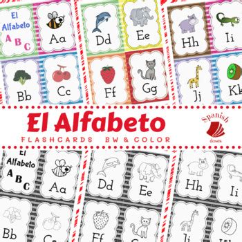 El alfabeto español - Spanish Alphabet: Letters&Digraphs - FLASHCARDS ...