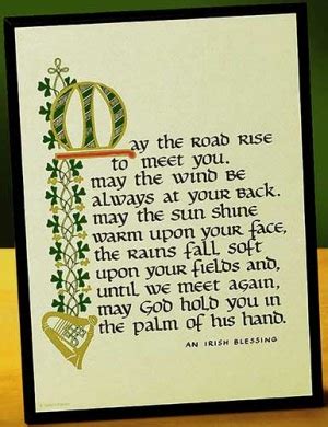 Irish Blessing Plaque