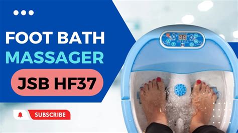 Foot Bath Massager With Heat Control And Auto Reflexology Rollers Jsb