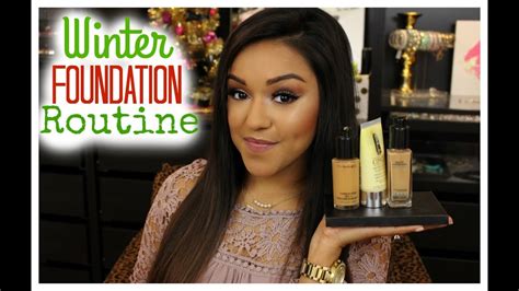 Winter Foundation Routine Oily Combo Skin 12daysofchristmas Youtube