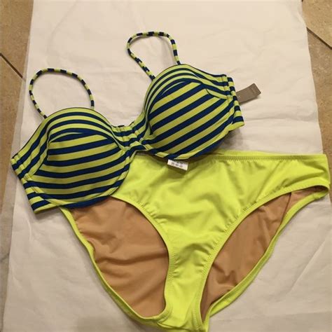 J Crew NWT Bikini Set Size 38D XL 110 Bikinis Bikini Set Low Rise