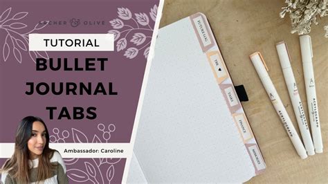 How To Make Journal Tabs To Organize Your Bujo 2023 New Bullet