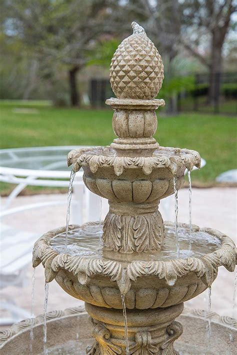 How To Paint A Resin Outdoor Water Fountain Outdoor Fountains