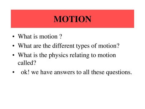 Motion Powerpoint Slides Learnpick India