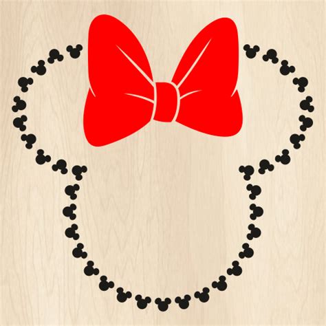 Minnie Bow Svg Disney Svg Svg Png Dxf Jpeg Archivo Etsy Images