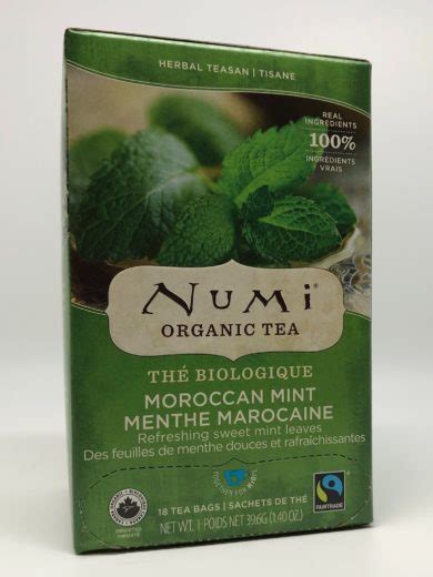 Moroccan Mint Numi McQuarries Tea Coffee Merchants