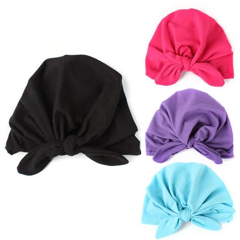 0 1Yrs bebé sombrero niño niños invierno cálido algodón suave turbante