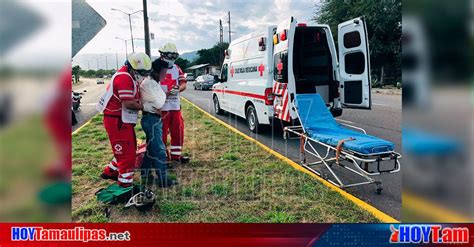 Hoy Tamaulipas Accidente En Tamaulipas Derrapa Motociclista Y Termina