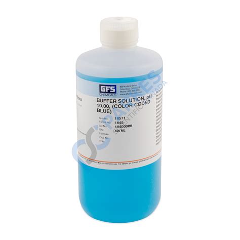 Buffer Solution Item Ph Color Coded Blue Nist