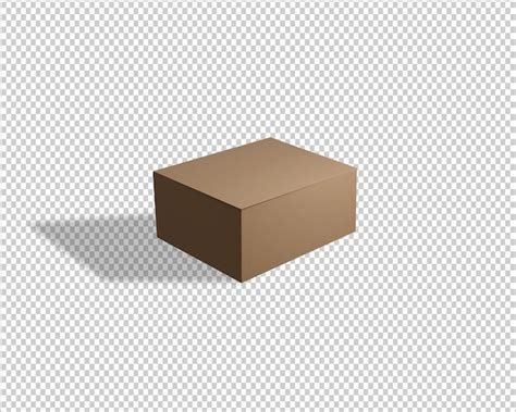 Premium PSD Cardboard Box