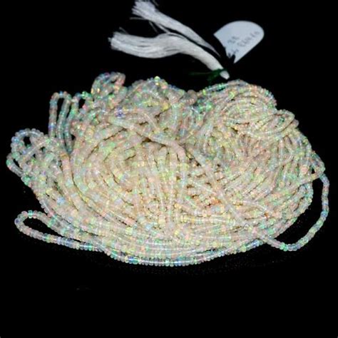 Multicolor Ethiopian Opal Rondelle Beads Shape Roundel At Best Price