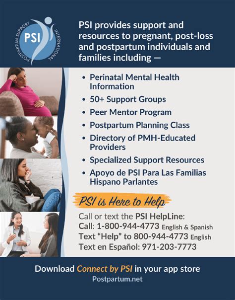 Educational Materials Postpartum Support International PSI