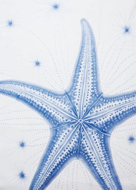 Premium Photo There Is A Starfish That Is Painted On A Wall Generative Ai