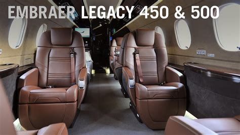 Embraer Debuts New Seat Design For Legacy 450 And 500 Business Jets AIN