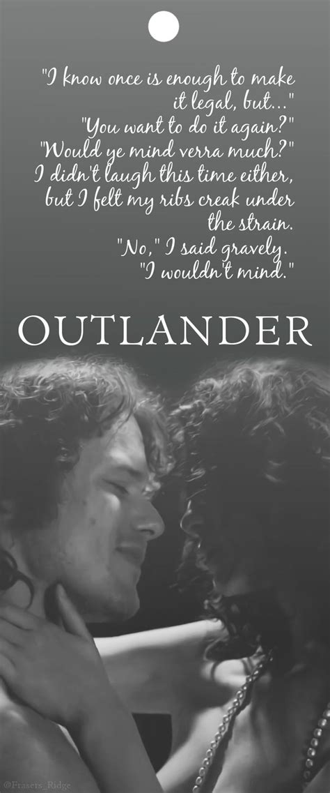 Good Morning Outlanders Have A Slightly Naughty Bookmark For Your Day