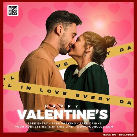 Premium Psd Happy Valentines Day Instagram Or Social Media Post Template