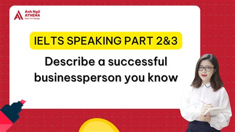 Bài mẫu IELTS Speaking Part 2 3 Topic Describe a successful