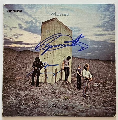 The Who "Who's Next" Vinyl Record Album signed by Daltrey and Townshend ...