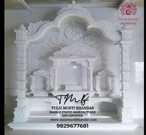 Designer White Marble Temple For Home Size Feet Hight At Rs