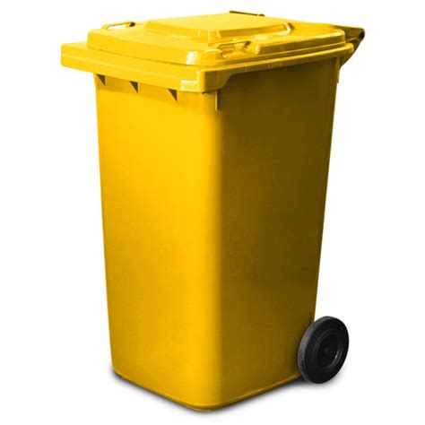 Wheely Bin Yellow 240l Each Abconet