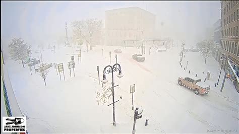 Time Lapse Historic Snow Storm In New York Watertown Inches Of