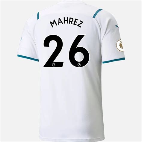 Maglie Da Calcio Manchester City Riyad Mahrez 26 Seconda 2021 22