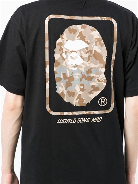 A Bathing Ape World Gone Mad Cotton T Shirt Farfetch