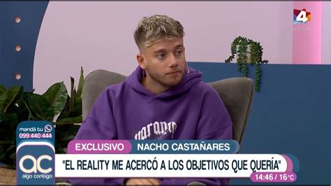 Algo Contigo Nos visita Nacho Castañares el finalista de Gran